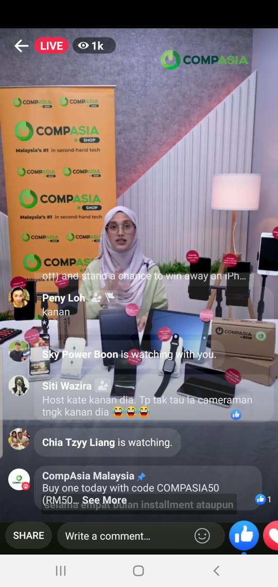 CompAsia Shopee Live